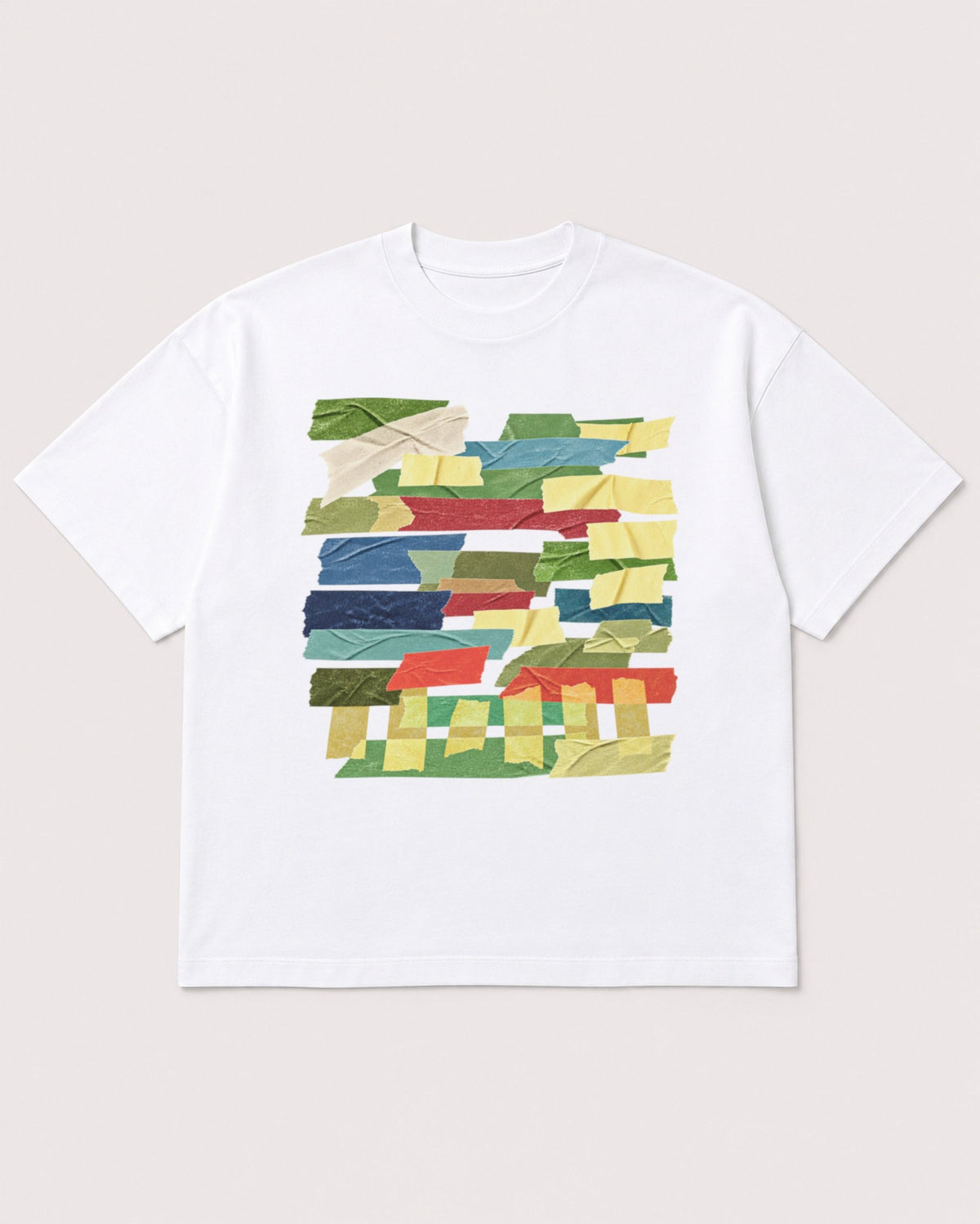 Mockup Boxy Heavyweight Tee White product