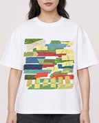 Mockup Boxy Heavyweight Tee White female close-up 03
