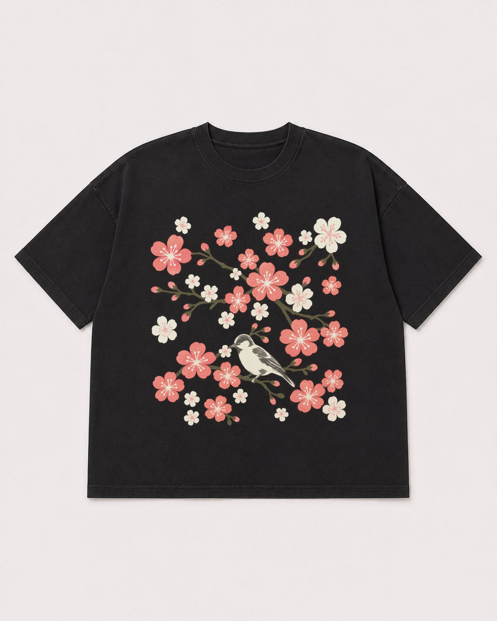 Mockup Boxy Heavyweight Tee Black product