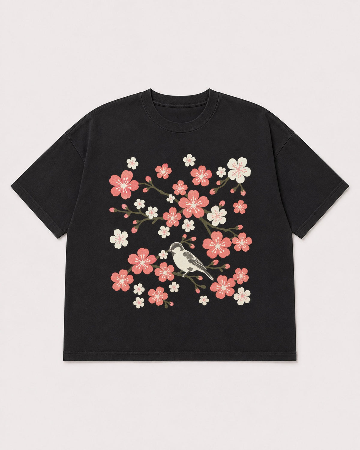 Mockup Boxy Heavyweight Tee Black product