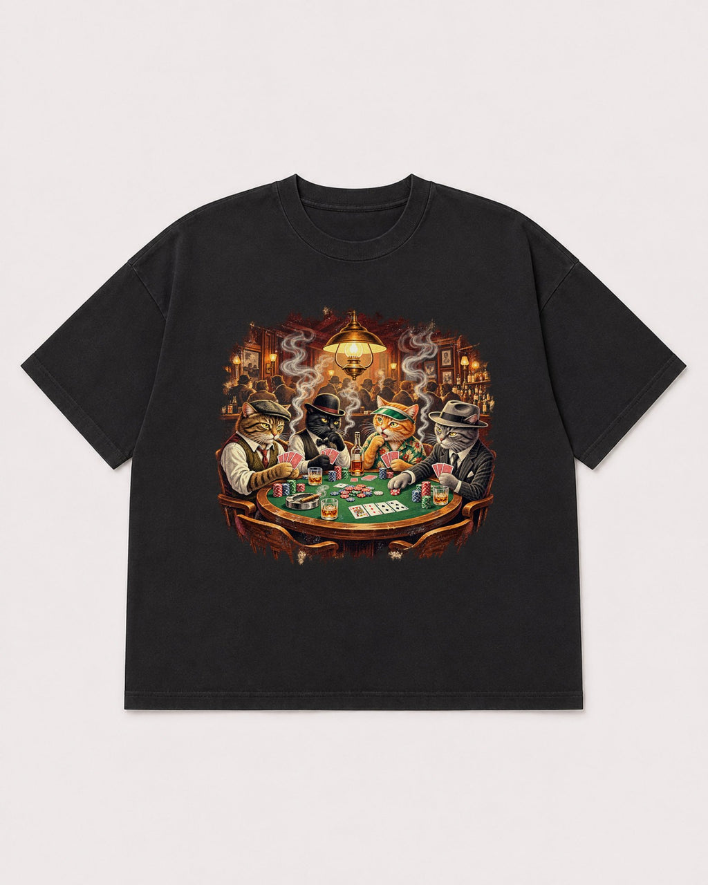 Mockup Boxy Heavyweight Tee Black product