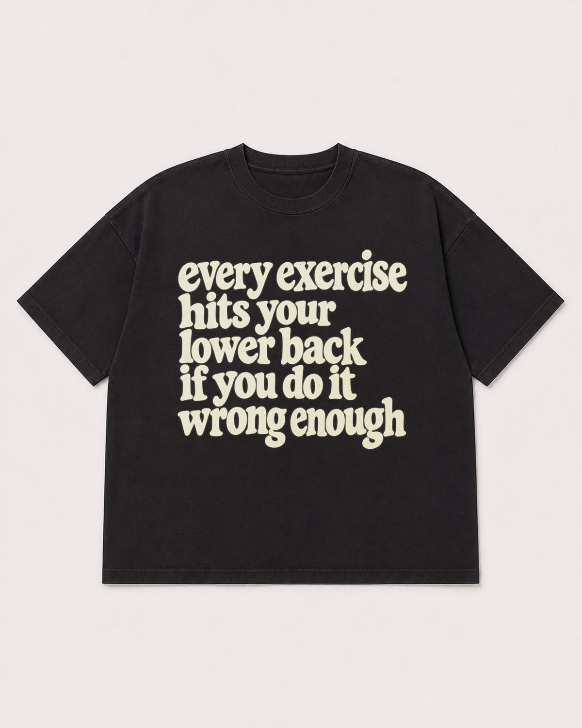 Mockup Boxy Heavyweight Tee Black product
