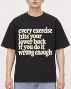 Mockup Boxy Heavyweight Tee Black male close-up 01