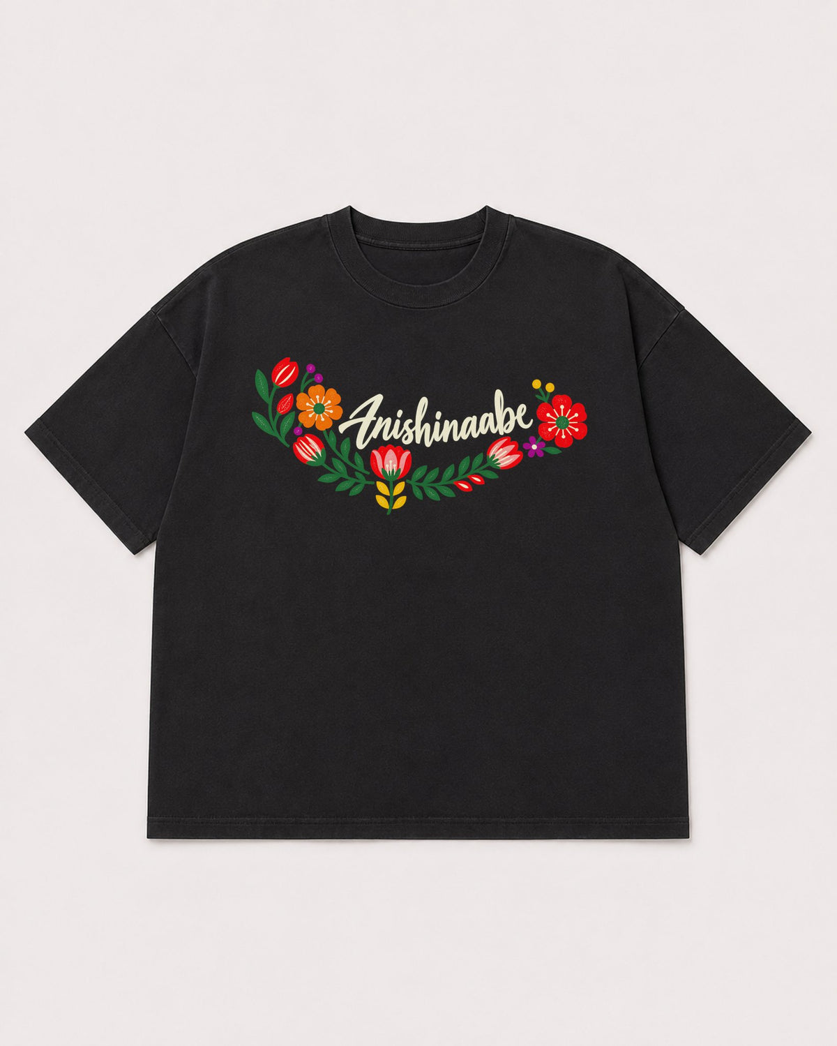 Mockup Boxy Heavyweight Tee Black product
