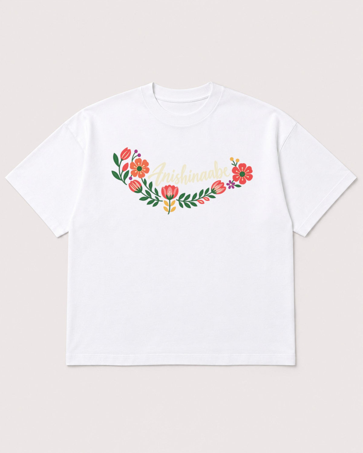 Mockup Boxy Heavyweight Tee White product