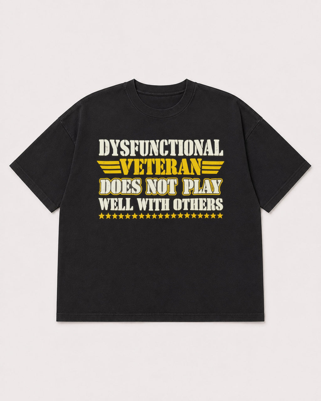 Mockup Boxy Heavyweight Tee Black product