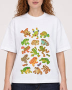 Mockup Boxy Heavyweight Tee White female close-up 09