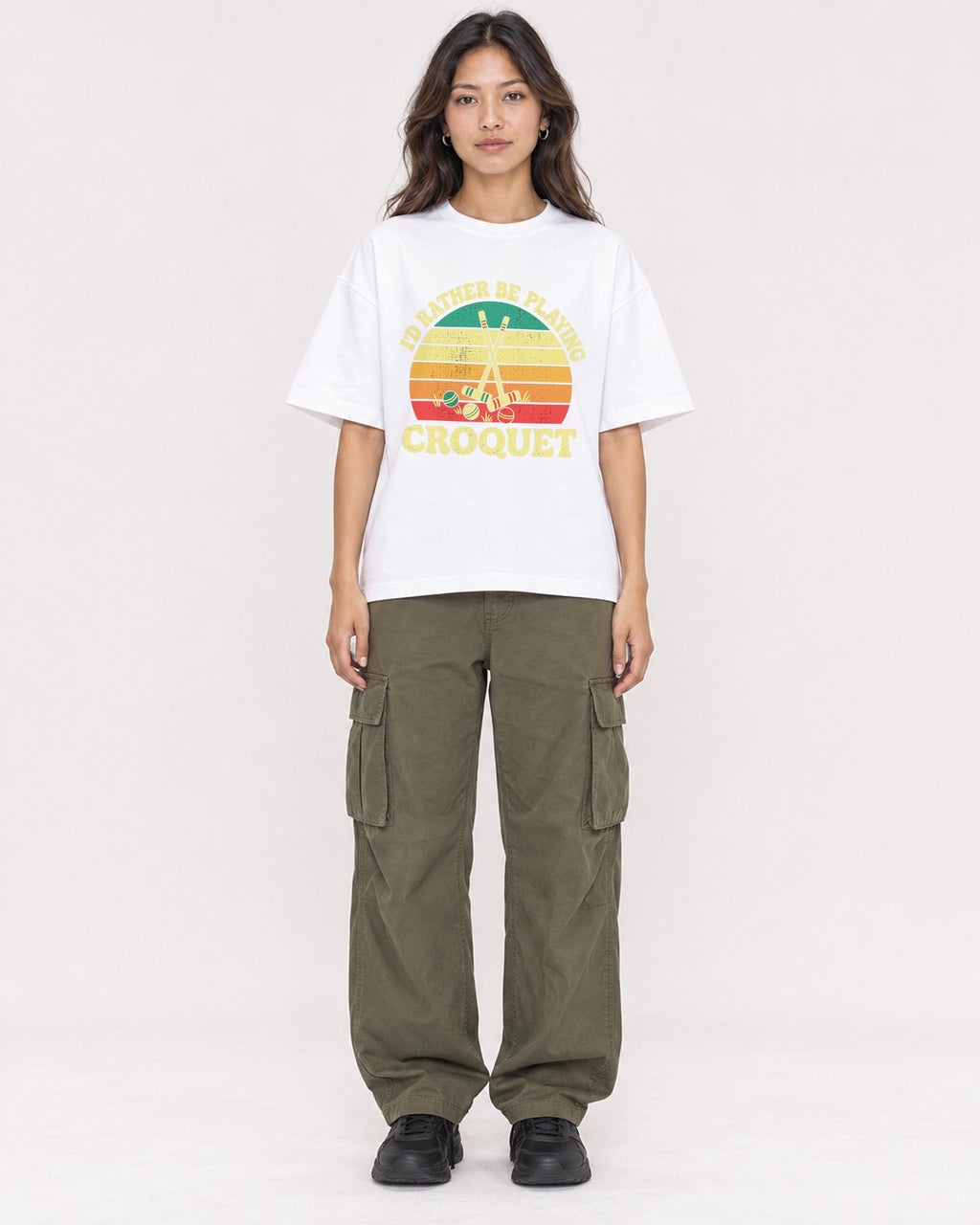 Mockup Boxy Heavyweight Tee White female full-body 02