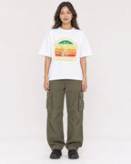 Mockup Boxy Heavyweight Tee White female full-body 02