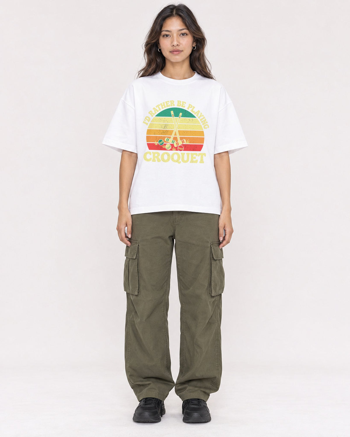 Mockup Boxy Heavyweight Tee White female full-body 02