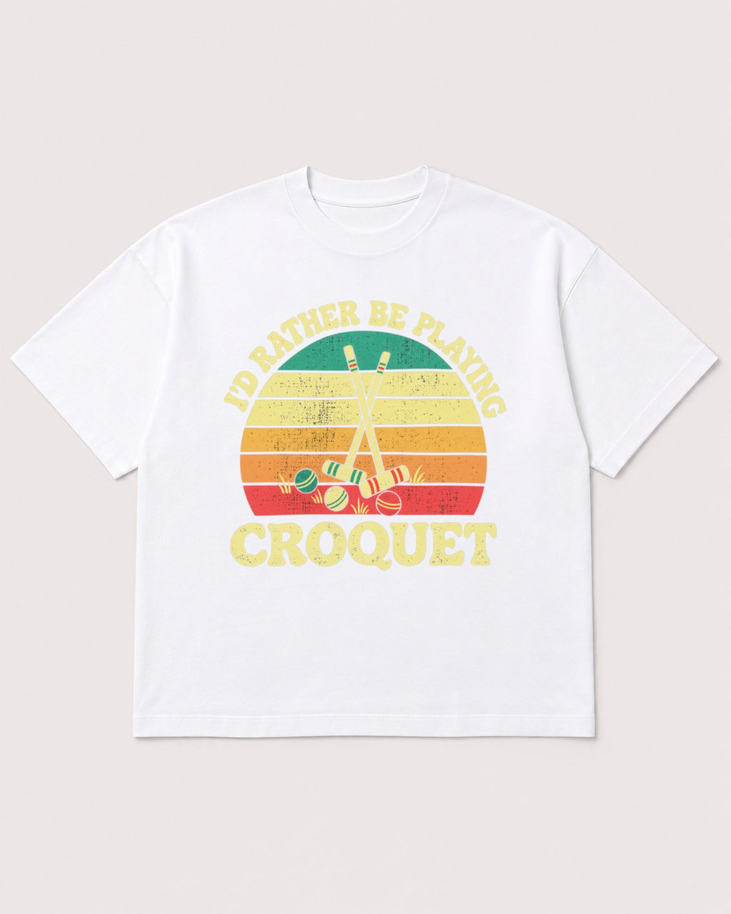 Mockup Boxy Heavyweight Tee White product