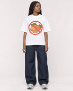 Mockup Boxy Heavyweight Tee White female full-body 04