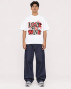 Mockup Boxy Heavyweight Tee White male full-body 16