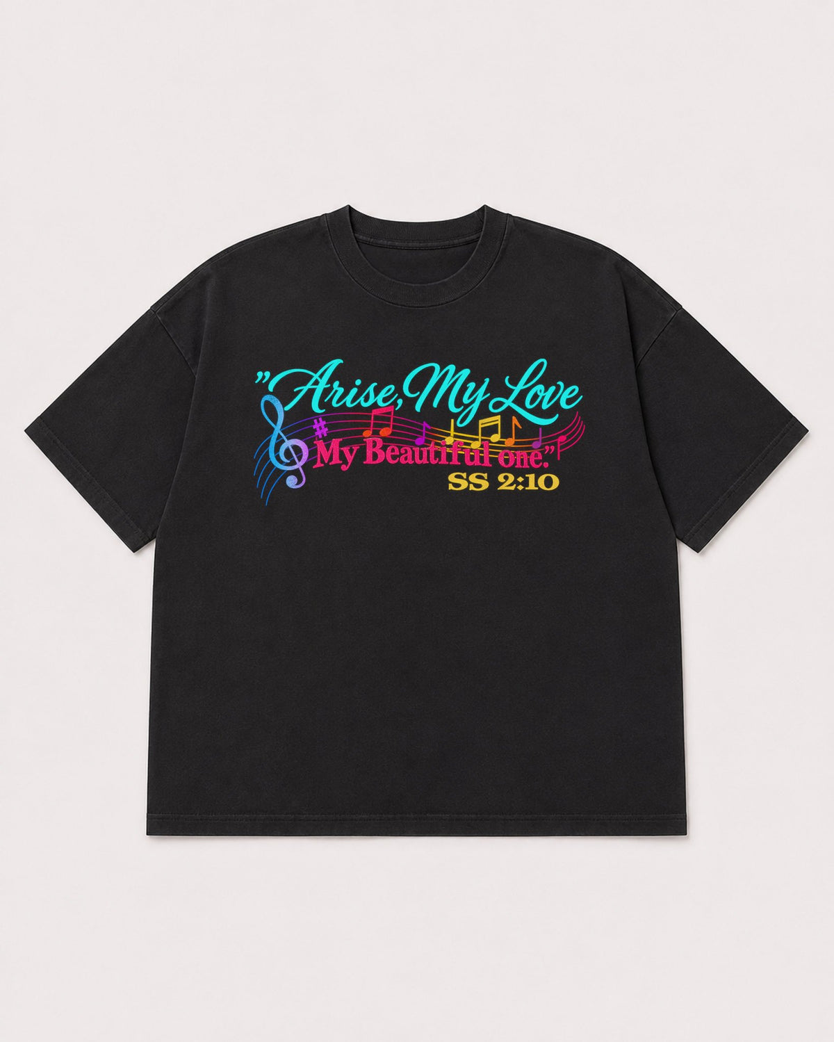 Mockup Boxy Heavyweight Tee Black product