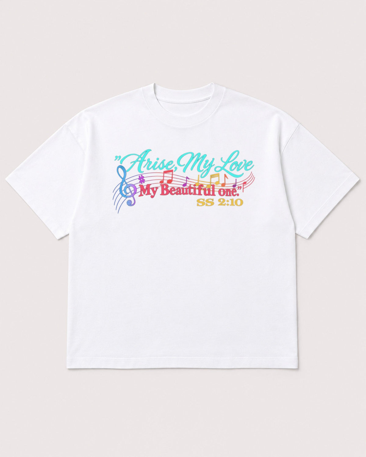 Mockup Boxy Heavyweight Tee White product