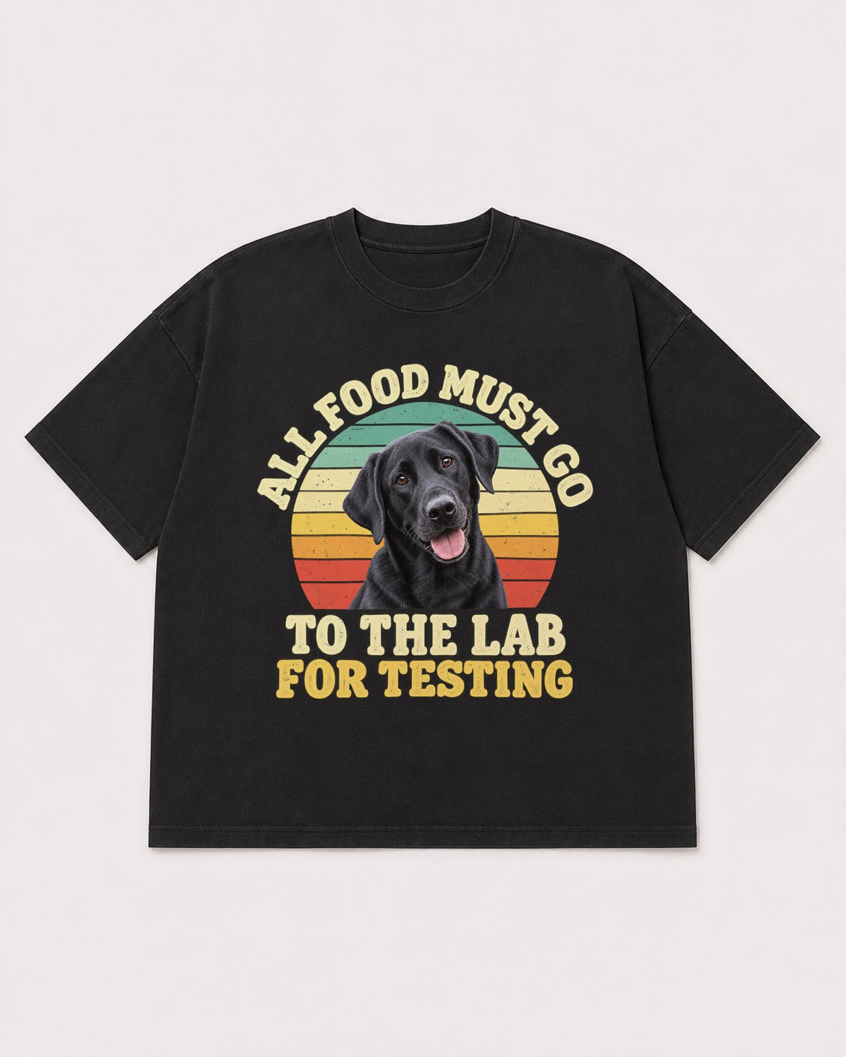 Mockup Boxy Heavyweight Tee Black product