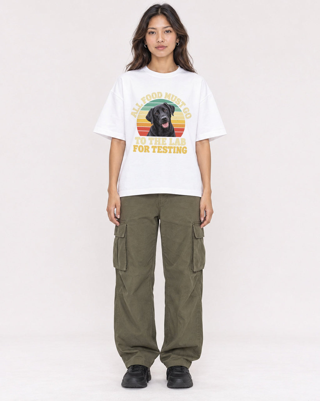 Mockup Boxy Heavyweight Tee White female full-body 02