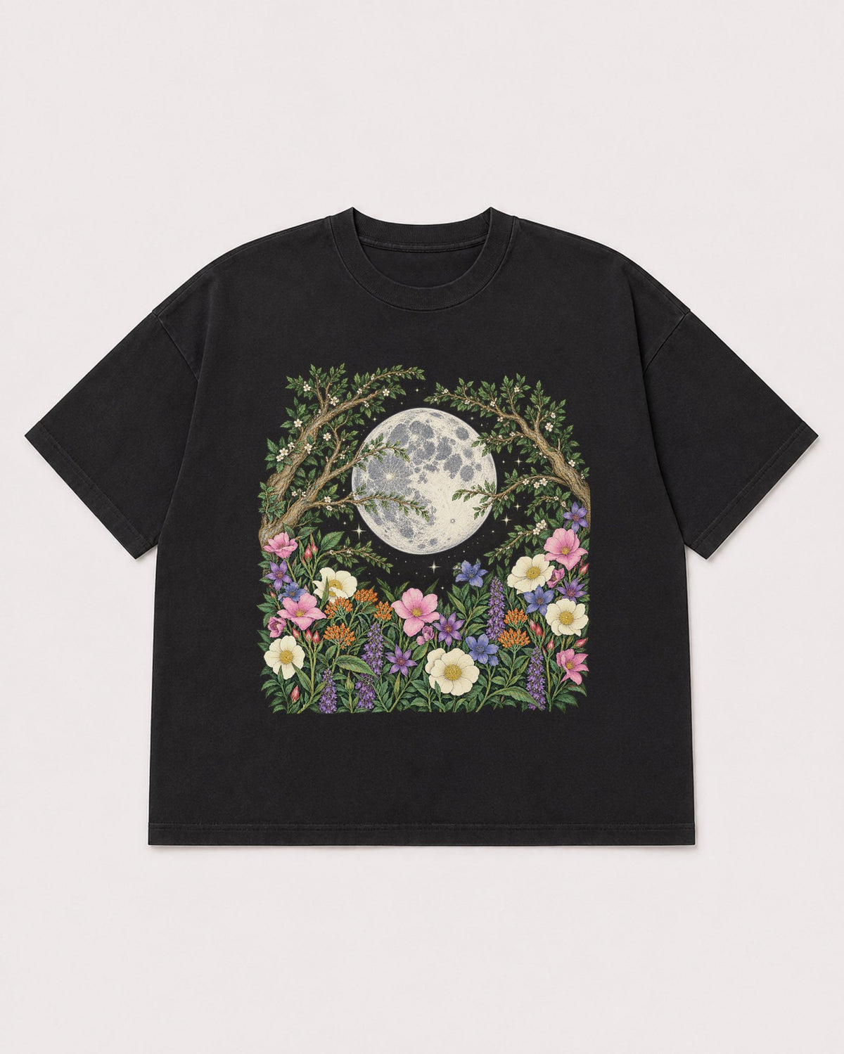 Mockup Boxy Heavyweight Tee Black product