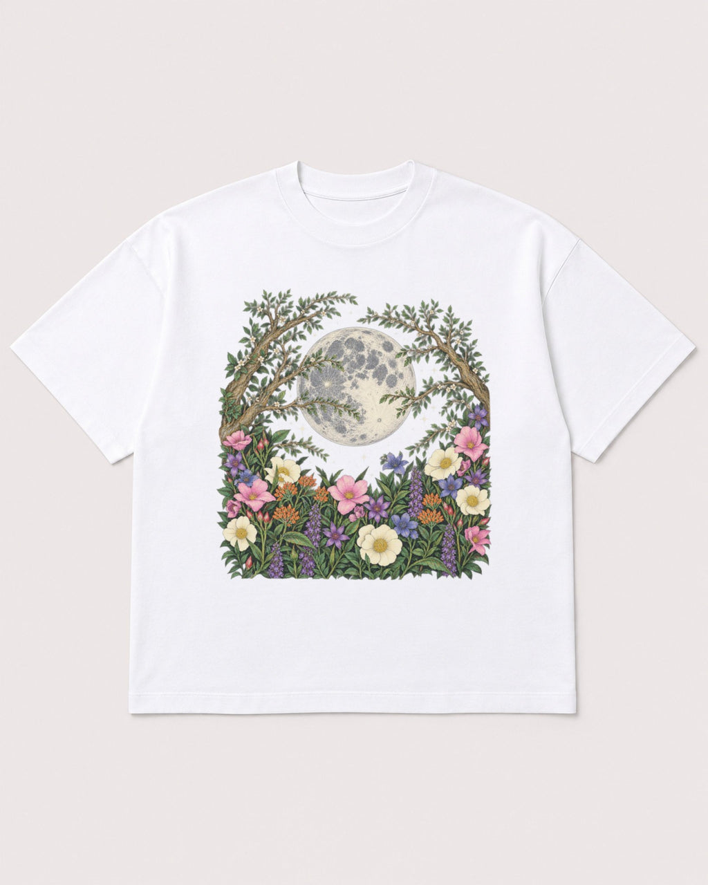 Mockup Boxy Heavyweight Tee White product
