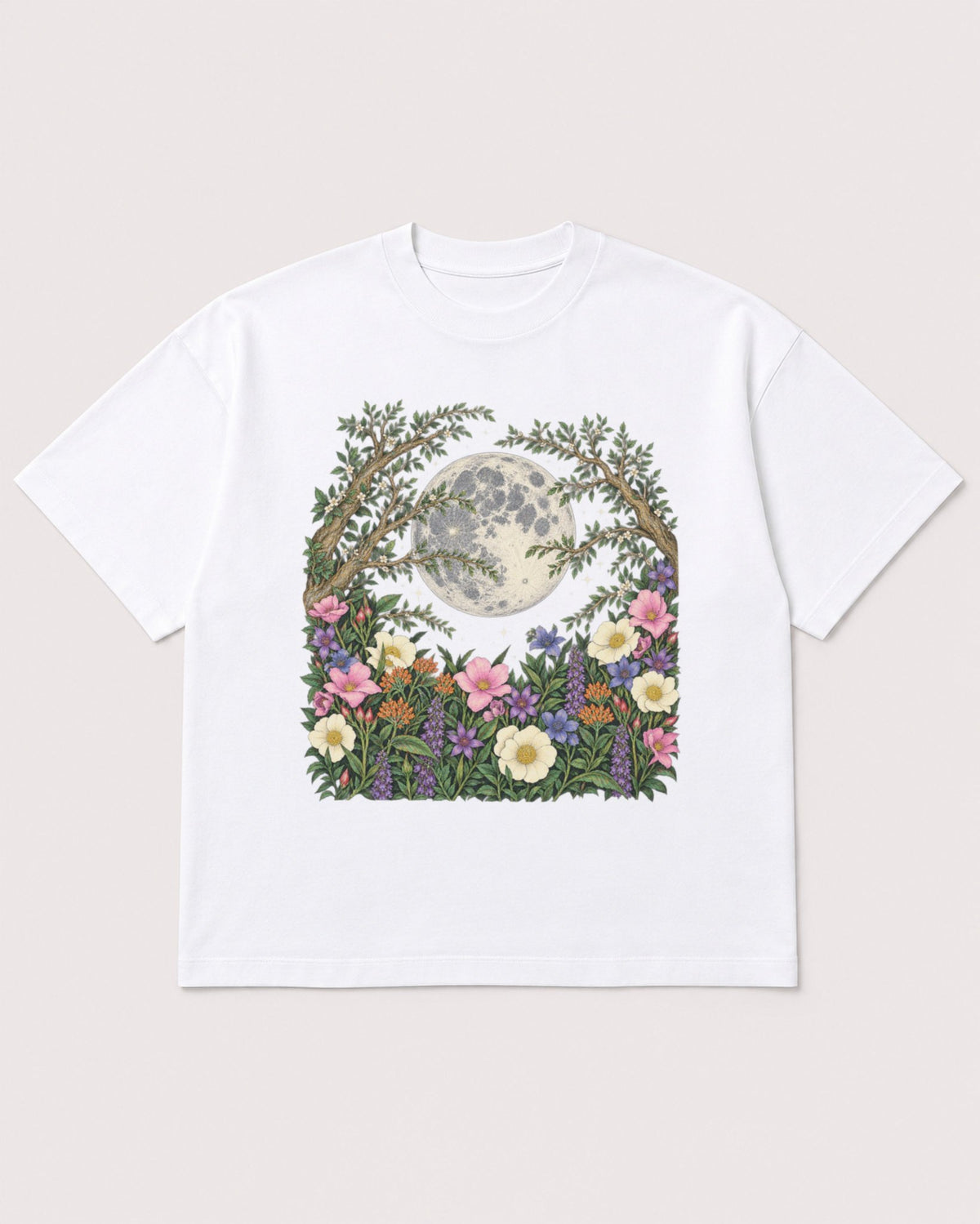 Mockup Boxy Heavyweight Tee White product