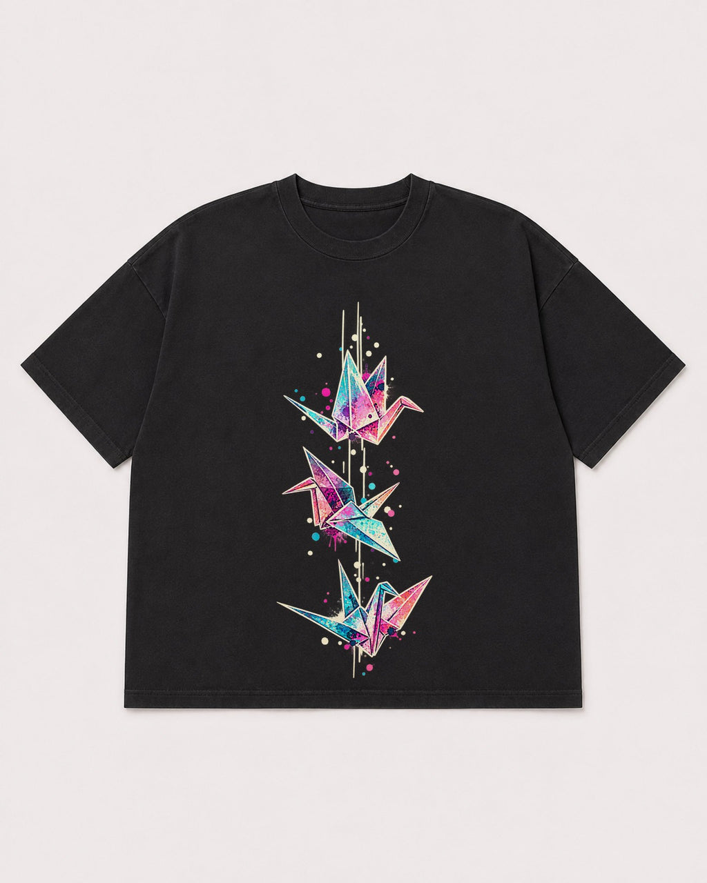 Mockup Boxy Heavyweight Tee Black product