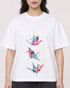 Mockup Boxy Heavyweight Tee White female close-up 03