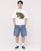 Mockup Boxy Heavyweight Tee White male full-body 13