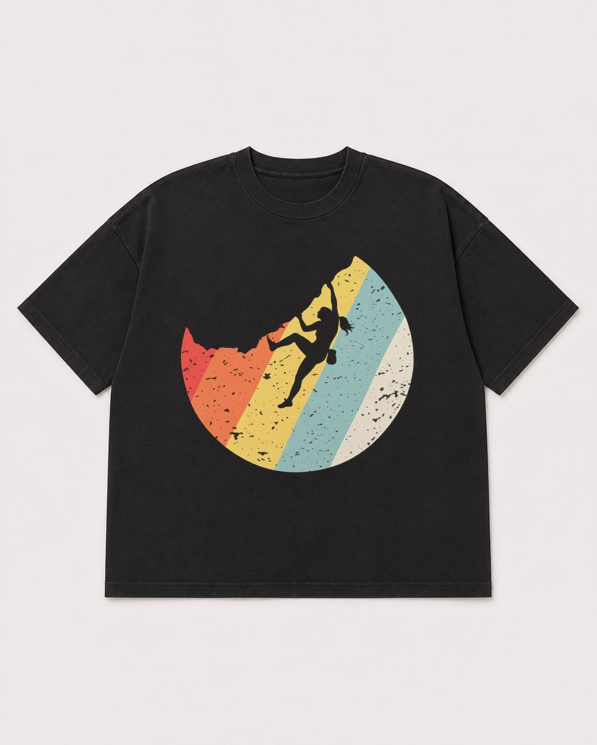 Mockup Boxy Heavyweight Tee Black product
