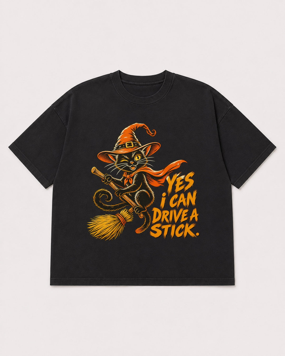 Mockup Boxy Heavyweight Tee Black product