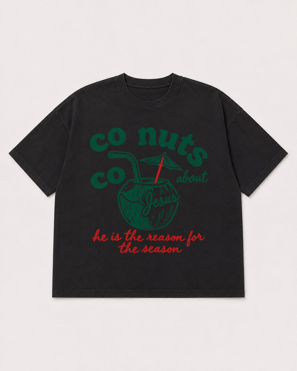 Mockup Boxy Heavyweight Tee Black product