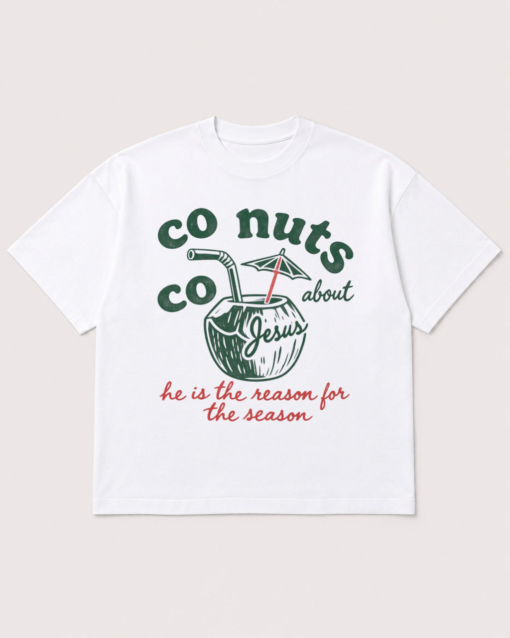 Mockup Boxy Heavyweight Tee White product