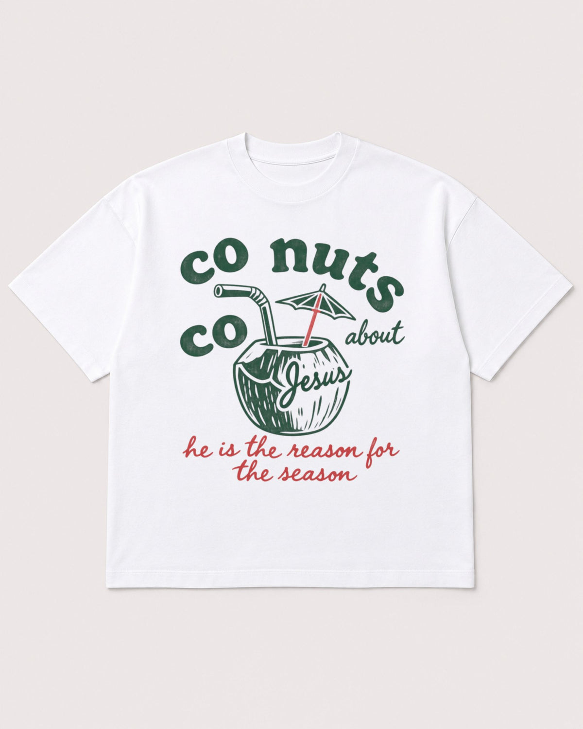 Mockup Boxy Heavyweight Tee White product