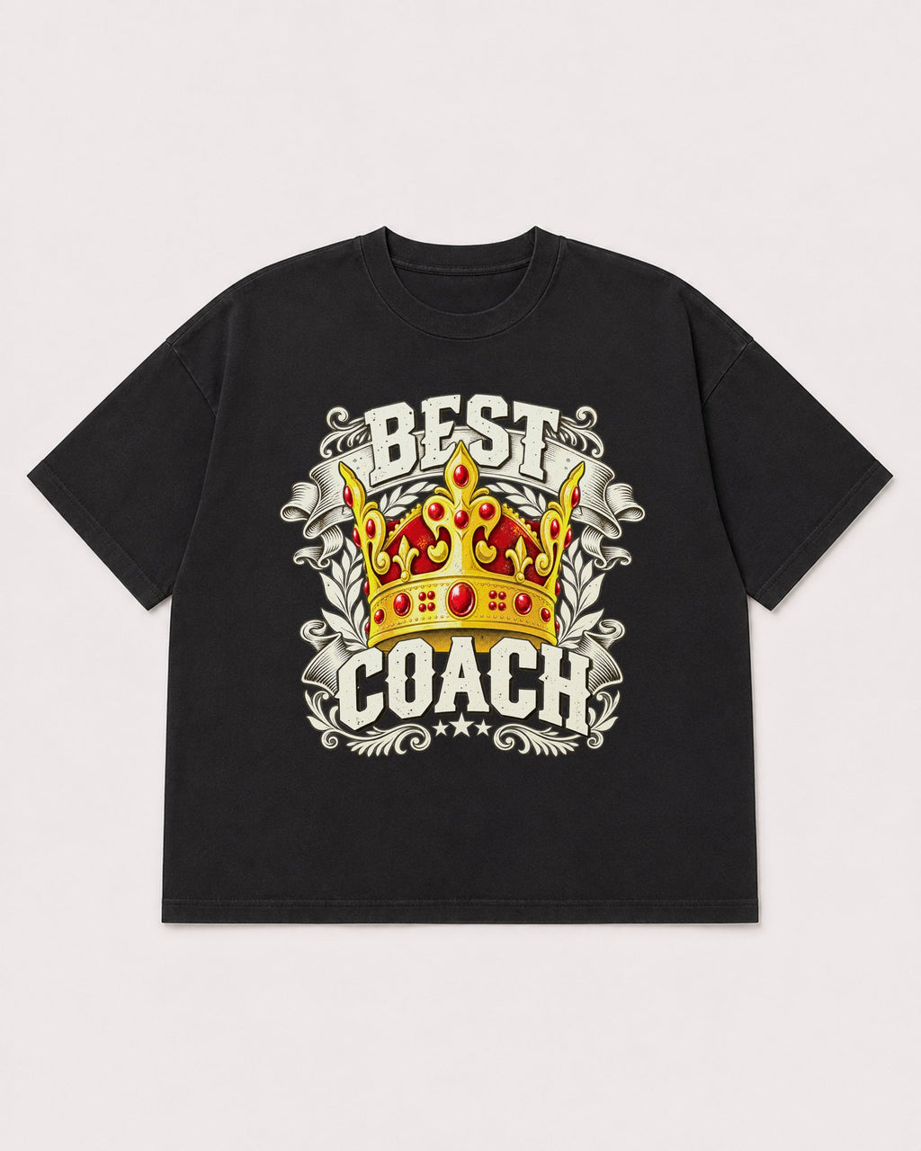 Mockup Boxy Heavyweight Tee Black product