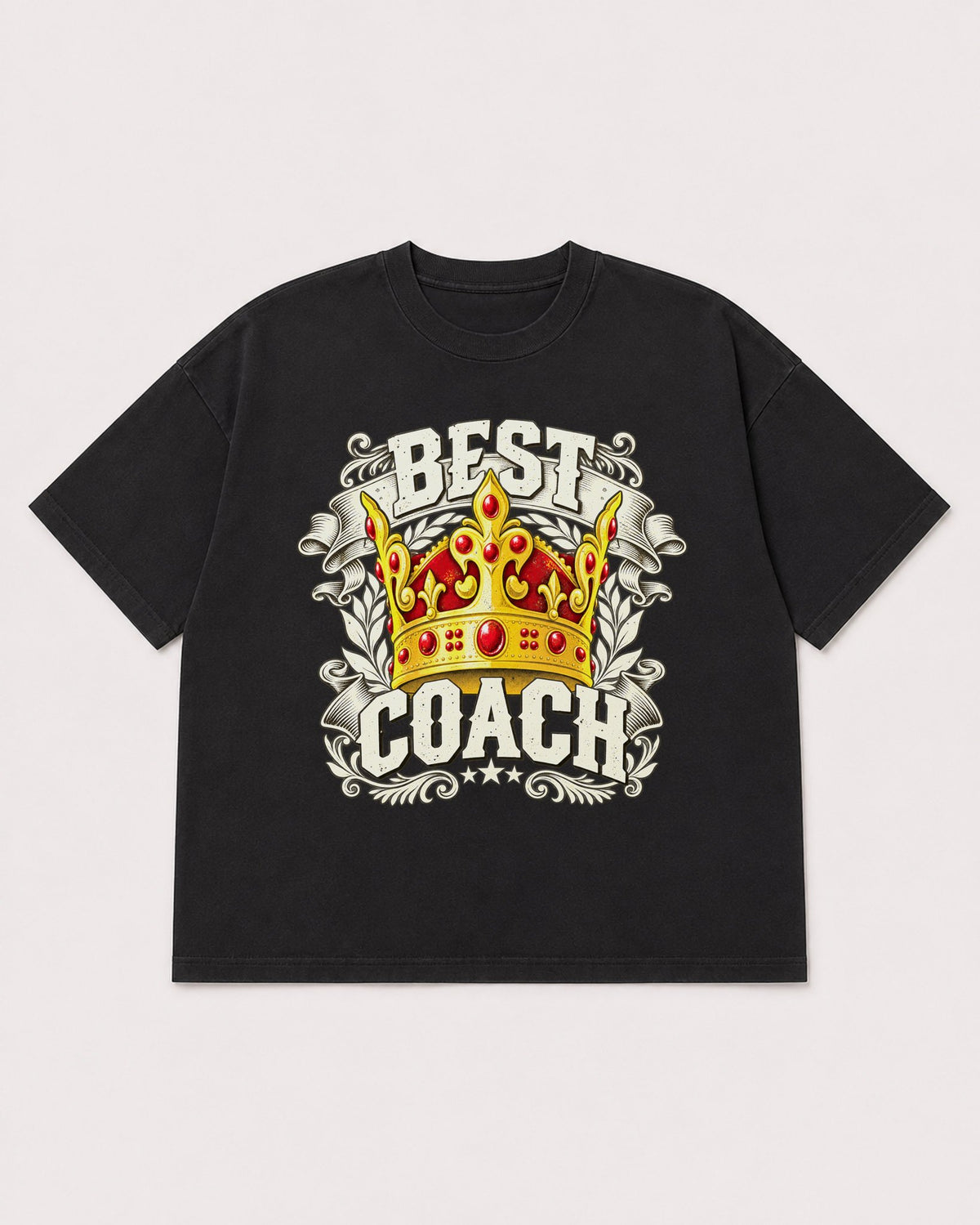 Mockup Boxy Heavyweight Tee Black product