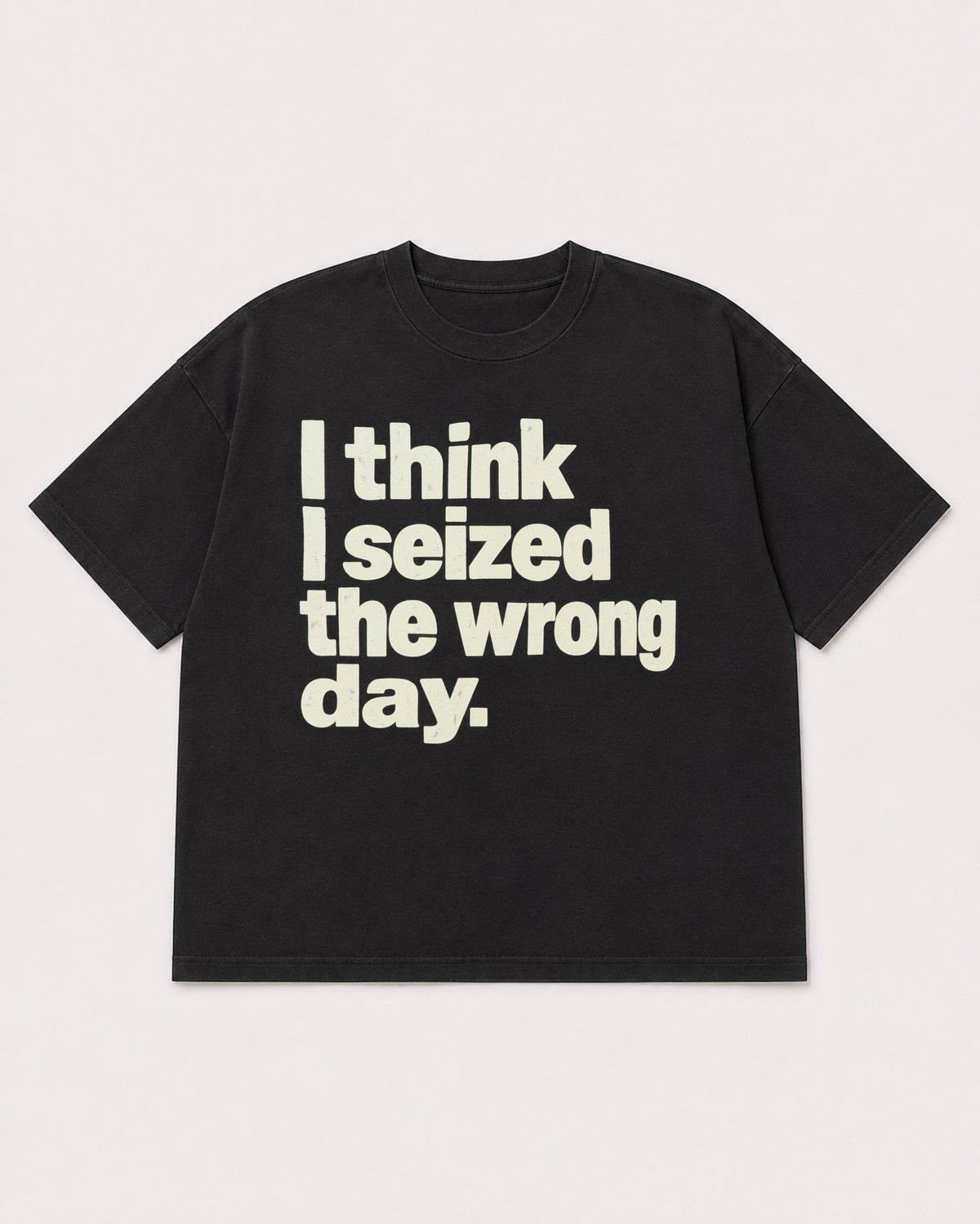 Mockup Boxy Heavyweight Tee Black product