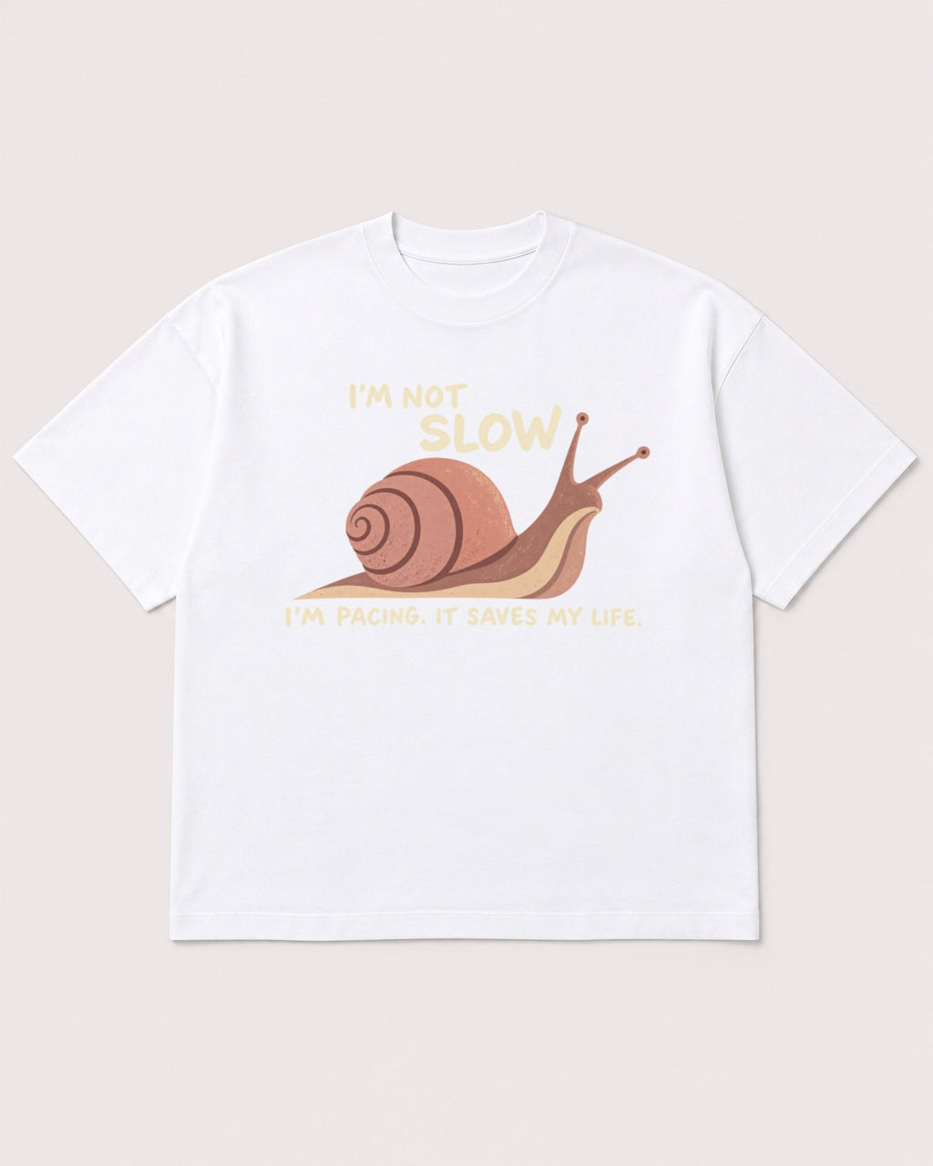 Mockup Boxy Heavyweight Tee White product