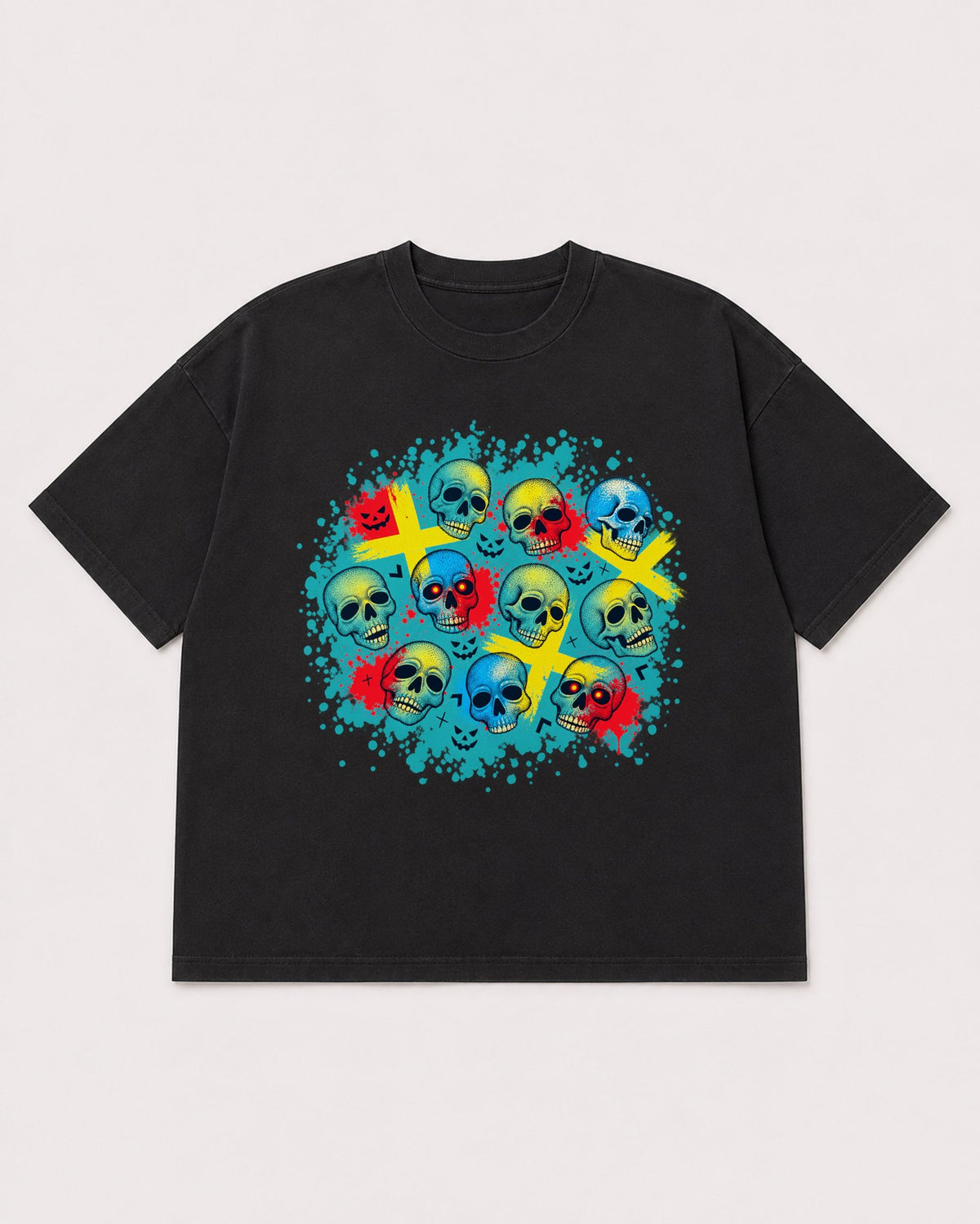 Mockup Boxy Heavyweight Tee Black product