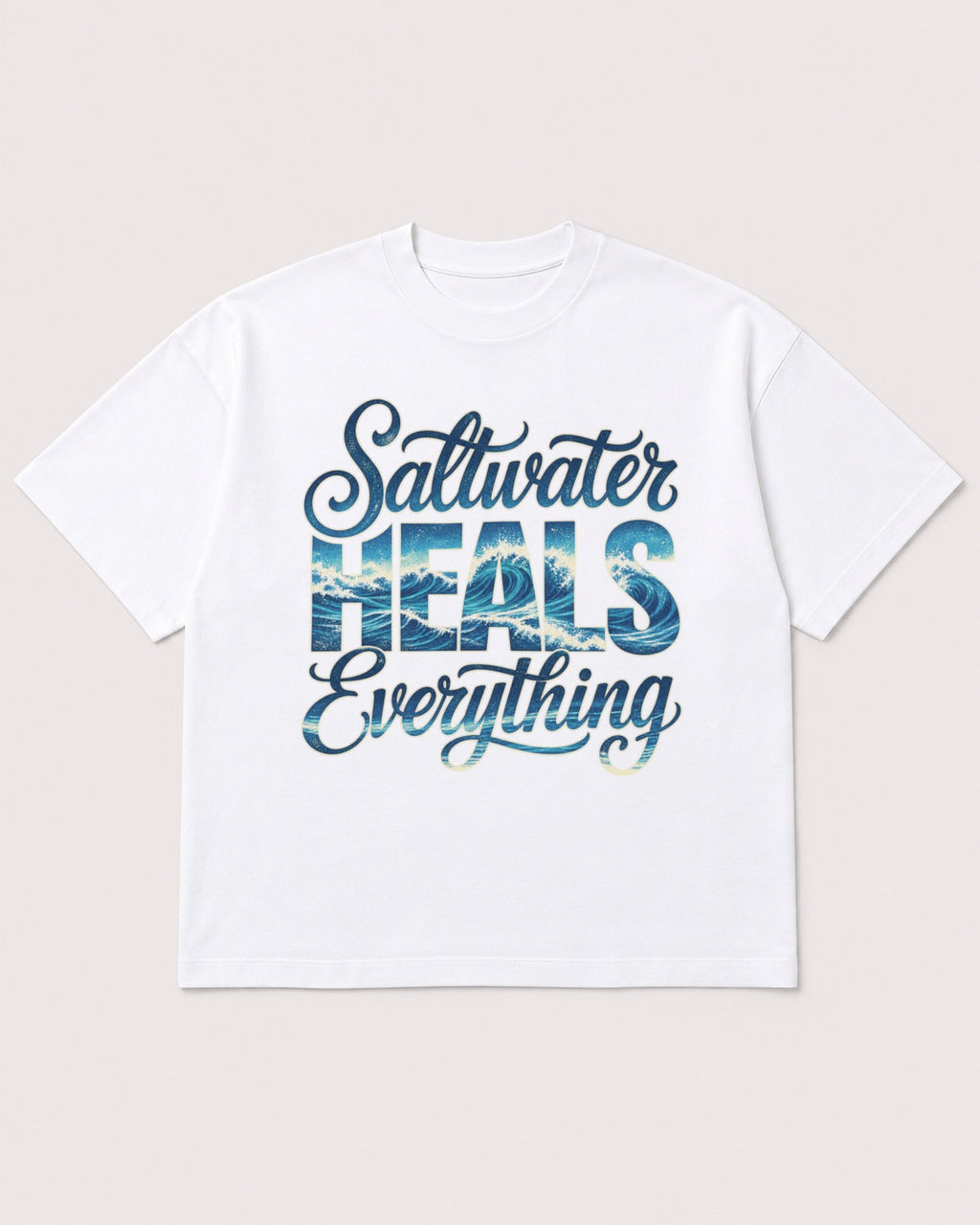 Mockup Boxy Heavyweight Tee White product