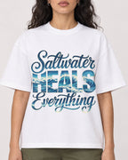 Mockup Boxy Heavyweight Tee White female close-up 07
