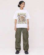 Mockup Boxy Heavyweight Tee White female full-body 12