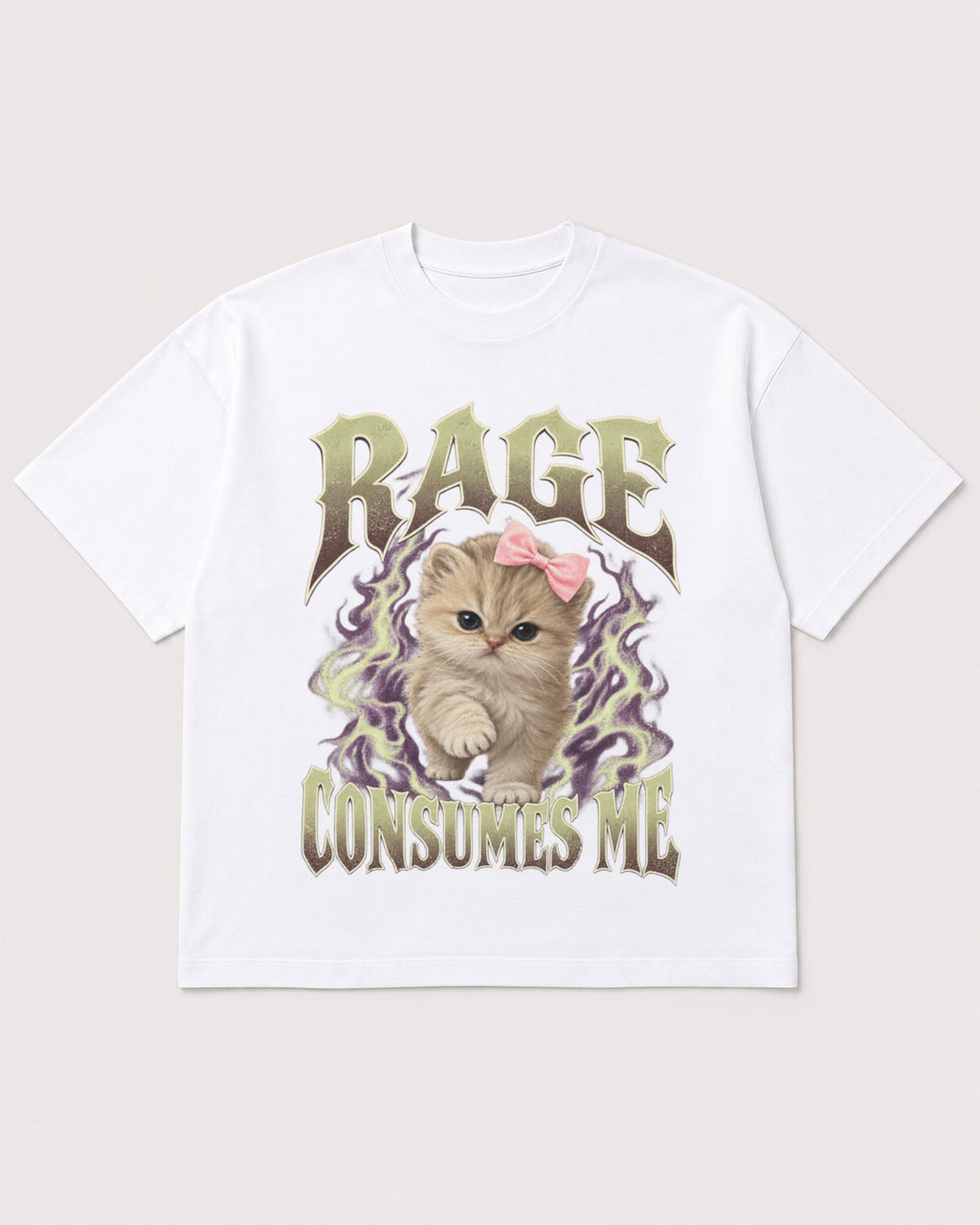 Mockup Boxy Heavyweight Tee White product