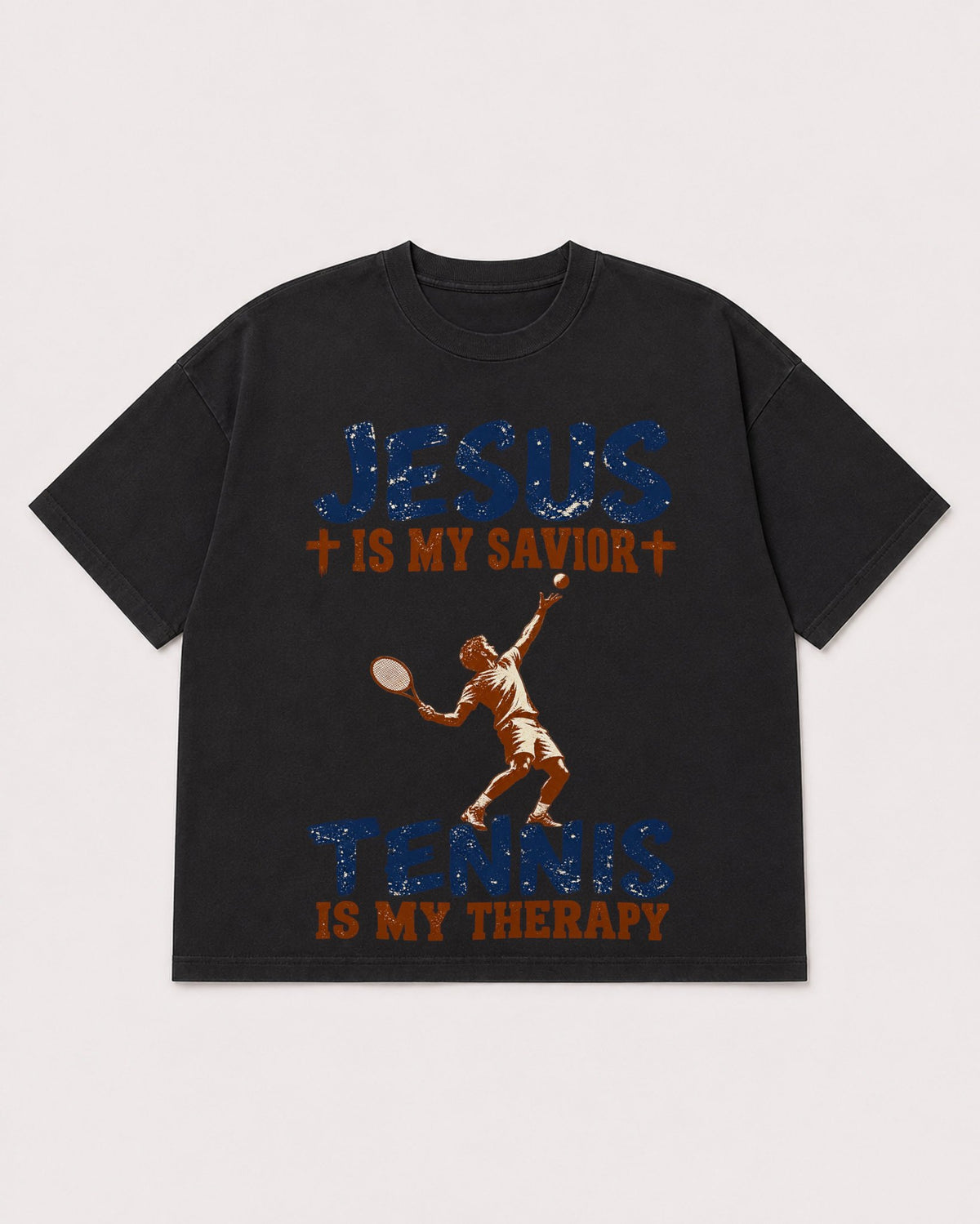Mockup Boxy Heavyweight Tee Black product