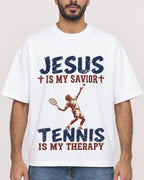 Mockup Boxy Heavyweight Tee White male close-up 07