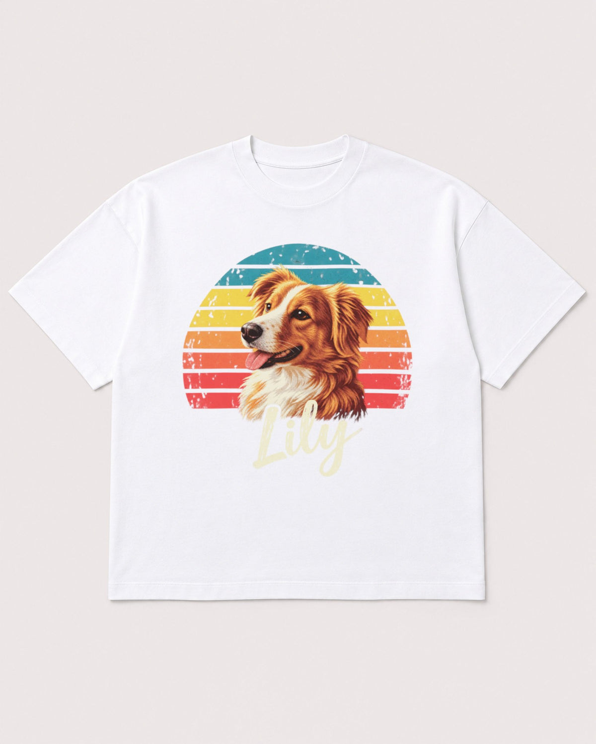 Mockup Boxy Heavyweight Tee White product