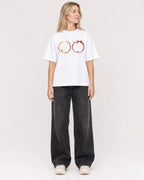 Mockup Boxy Heavyweight Tee White female full-body 08