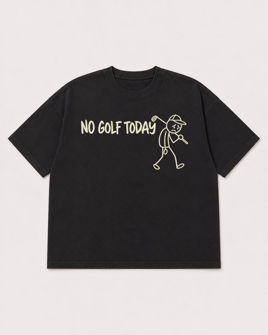 Mockup Boxy Heavyweight Tee Black product