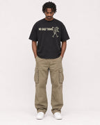 Mockup Boxy Heavyweight Tee Black male full-body 04