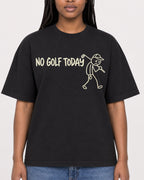 Mockup Boxy Heavyweight Tee Black female close-up 04