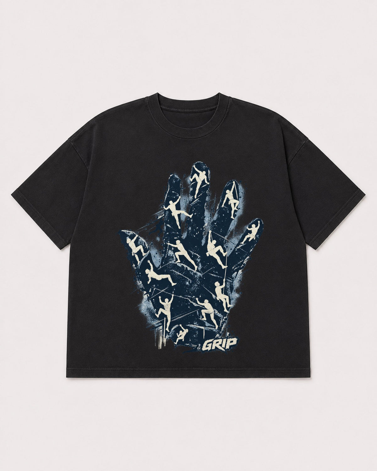 Mockup Boxy Heavyweight Tee Black product