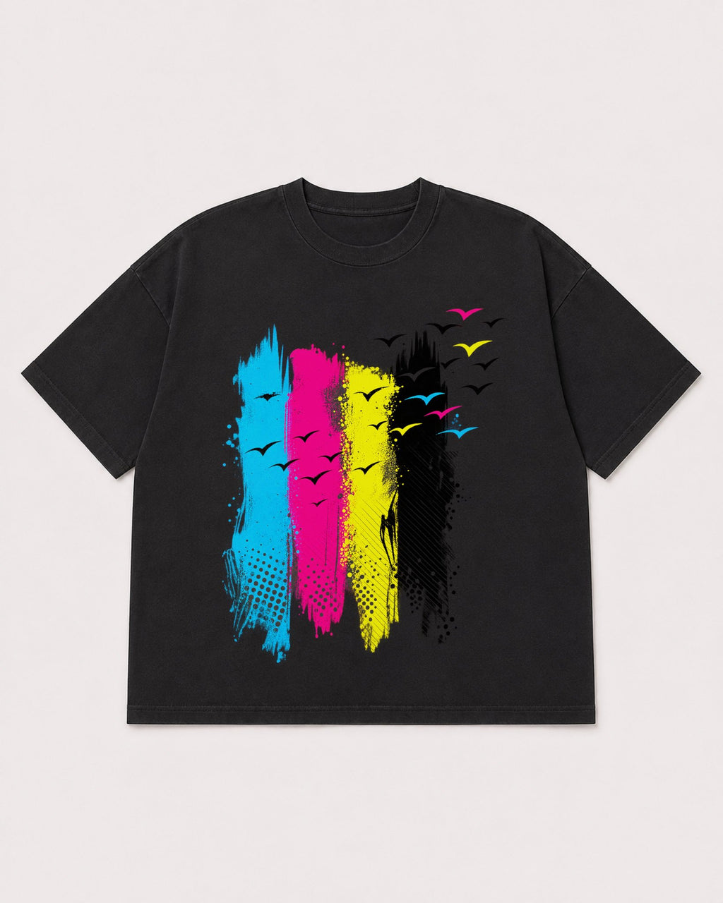 Mockup Boxy Heavyweight Tee Black product